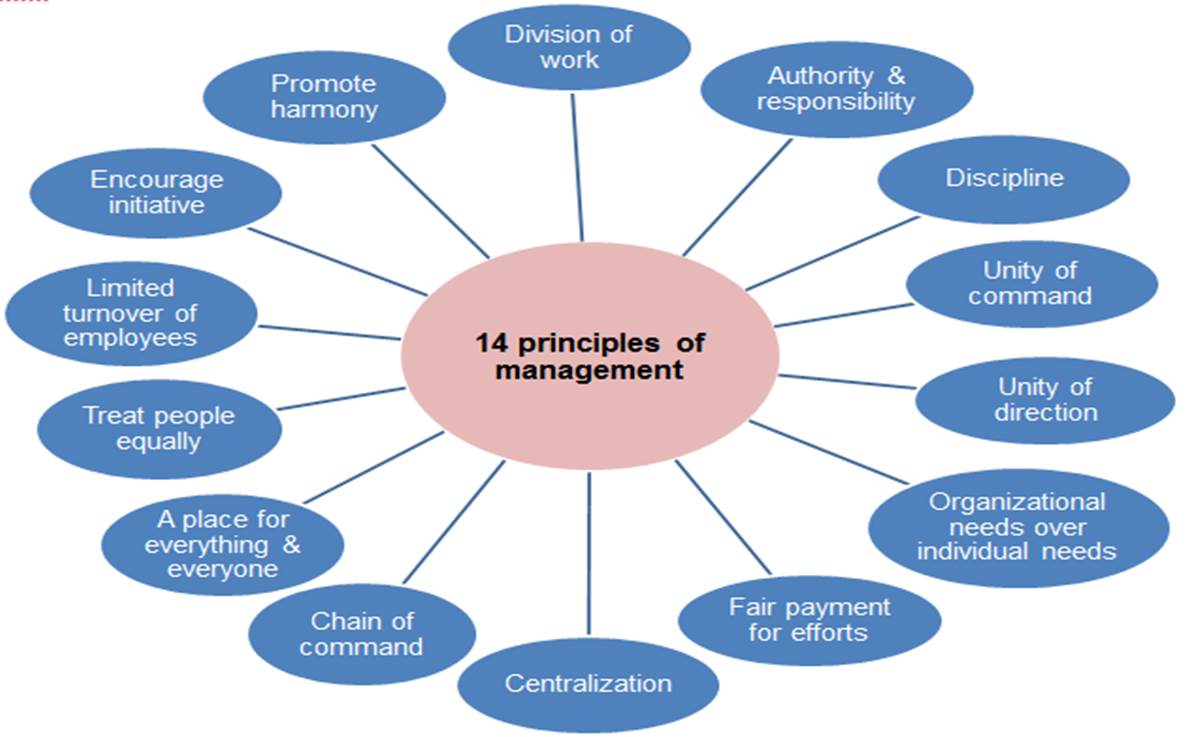 Fayol 14 principles of management